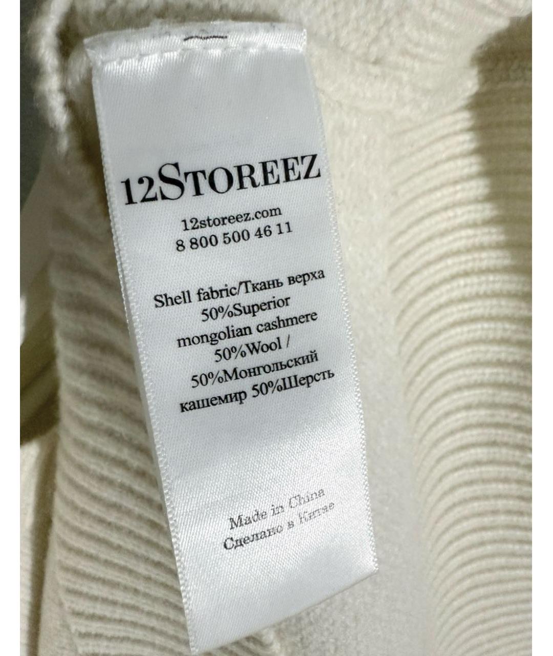 12 STOREEZ Белый кашемировый джемпер / свитер, фото 5