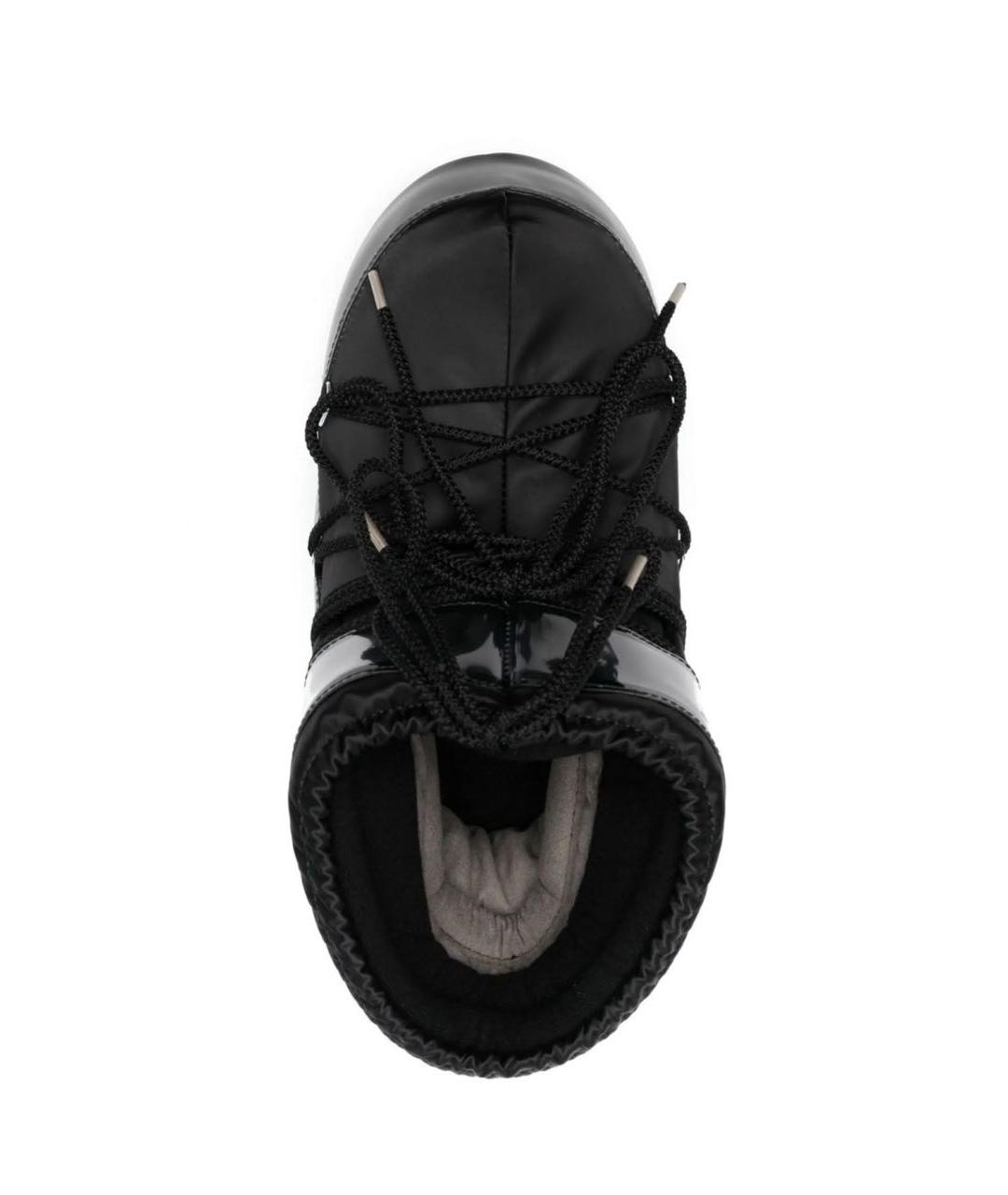 MOON BOOT Черные синтетические полусапоги, фото 4