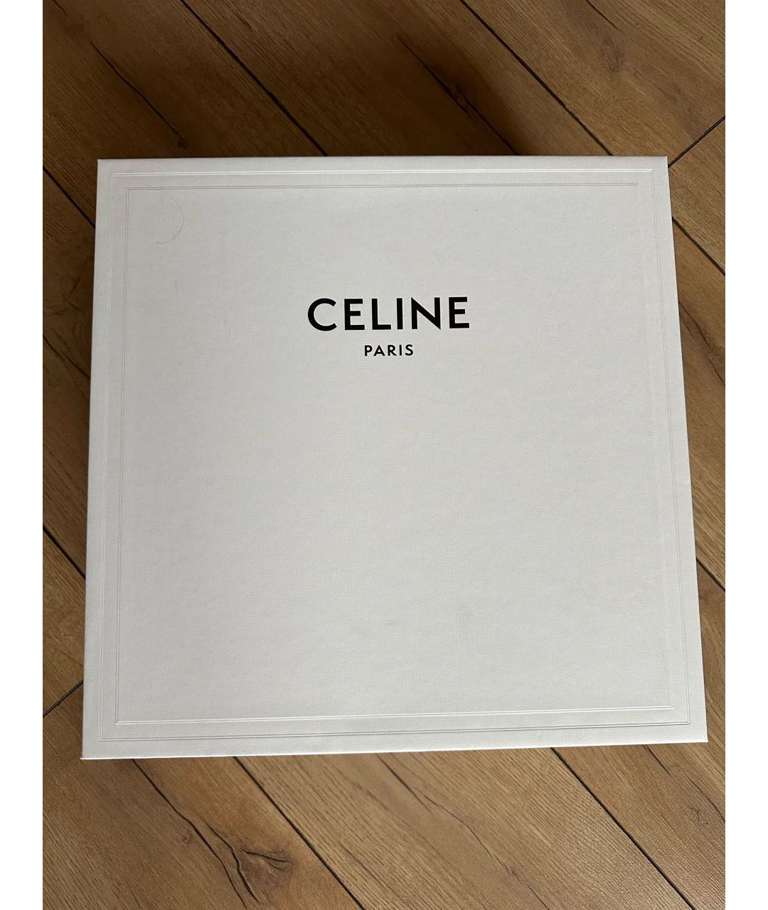 CELINE Черные текстильные ботинки, фото 6