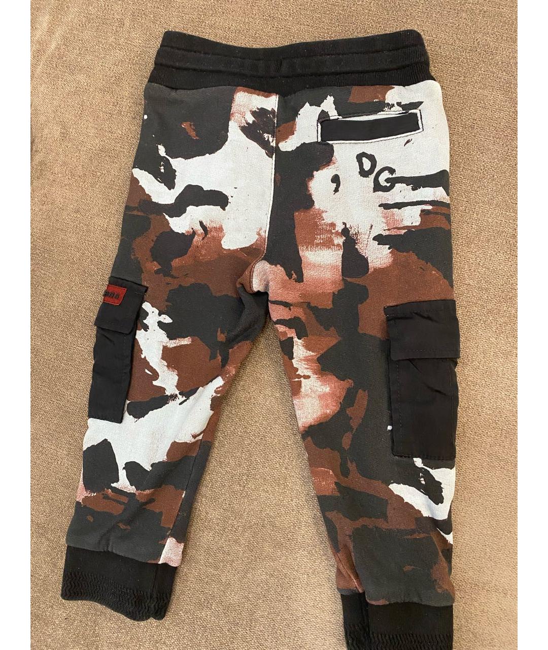 DOLCE & GABBANA KIDS Черные хлопковые детские джинсы, фото 2