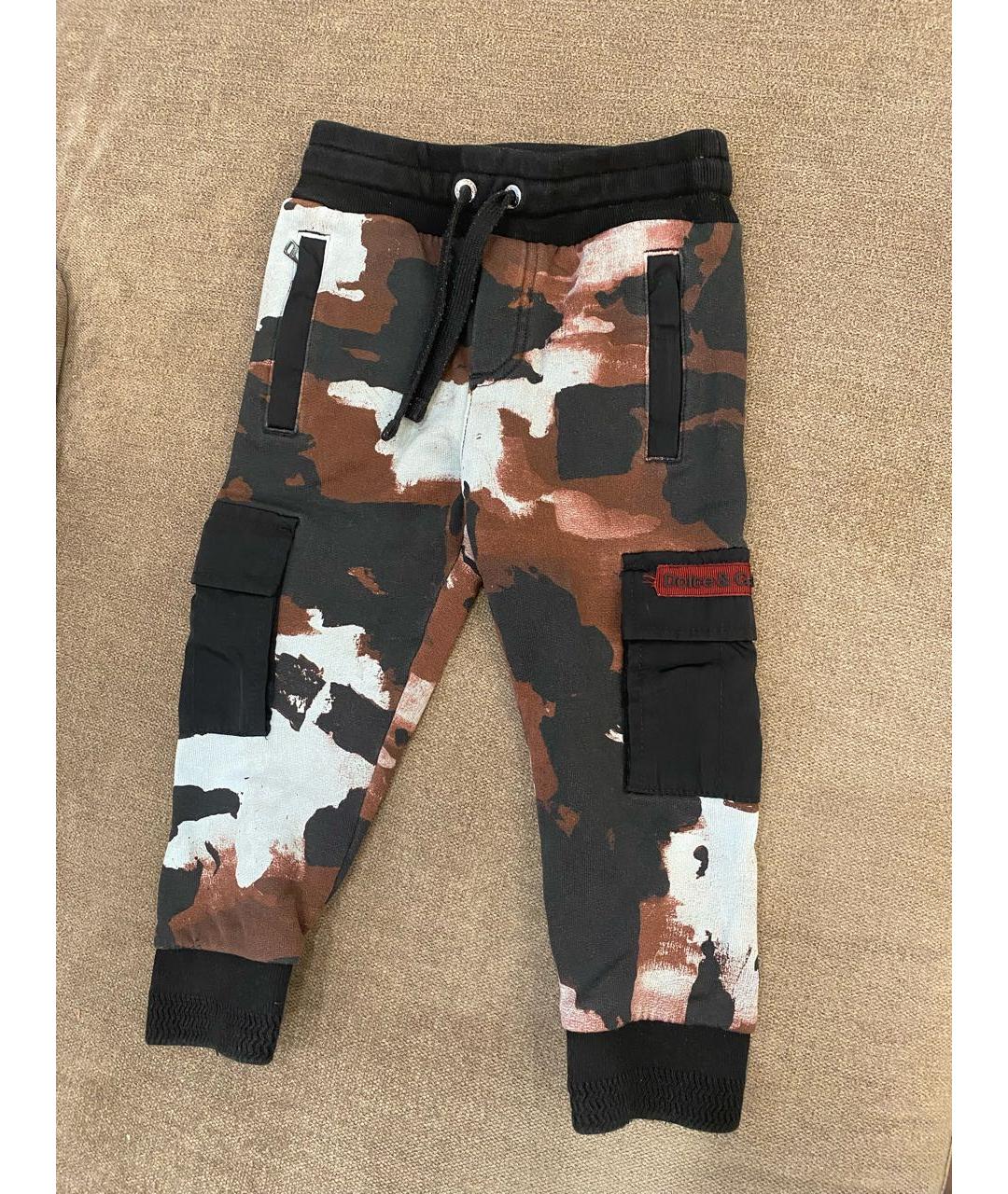 DOLCE & GABBANA KIDS Черные хлопковые детские джинсы, фото 5