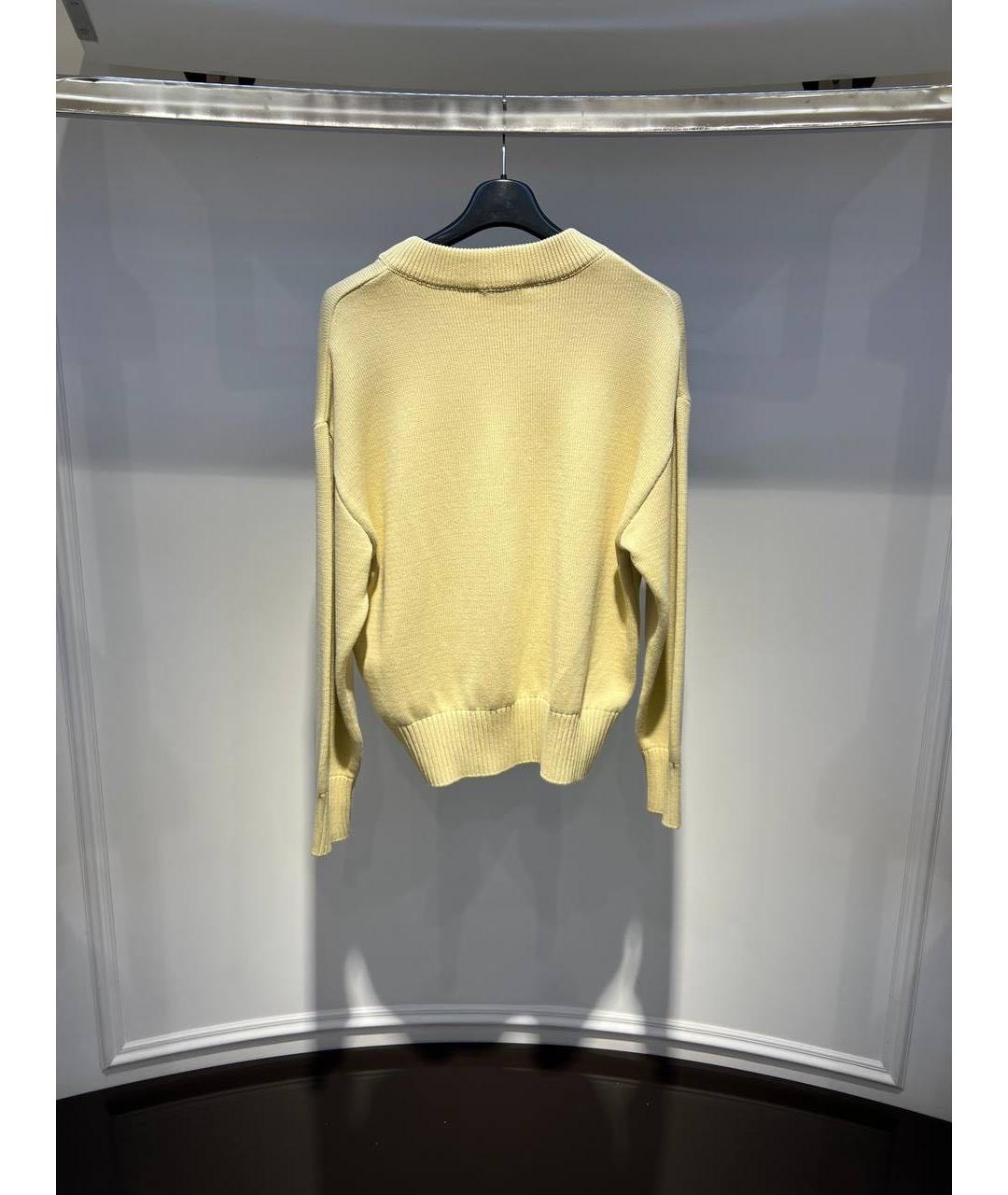 Ami Paris Бежевый хлопковый кардиган, фото 2