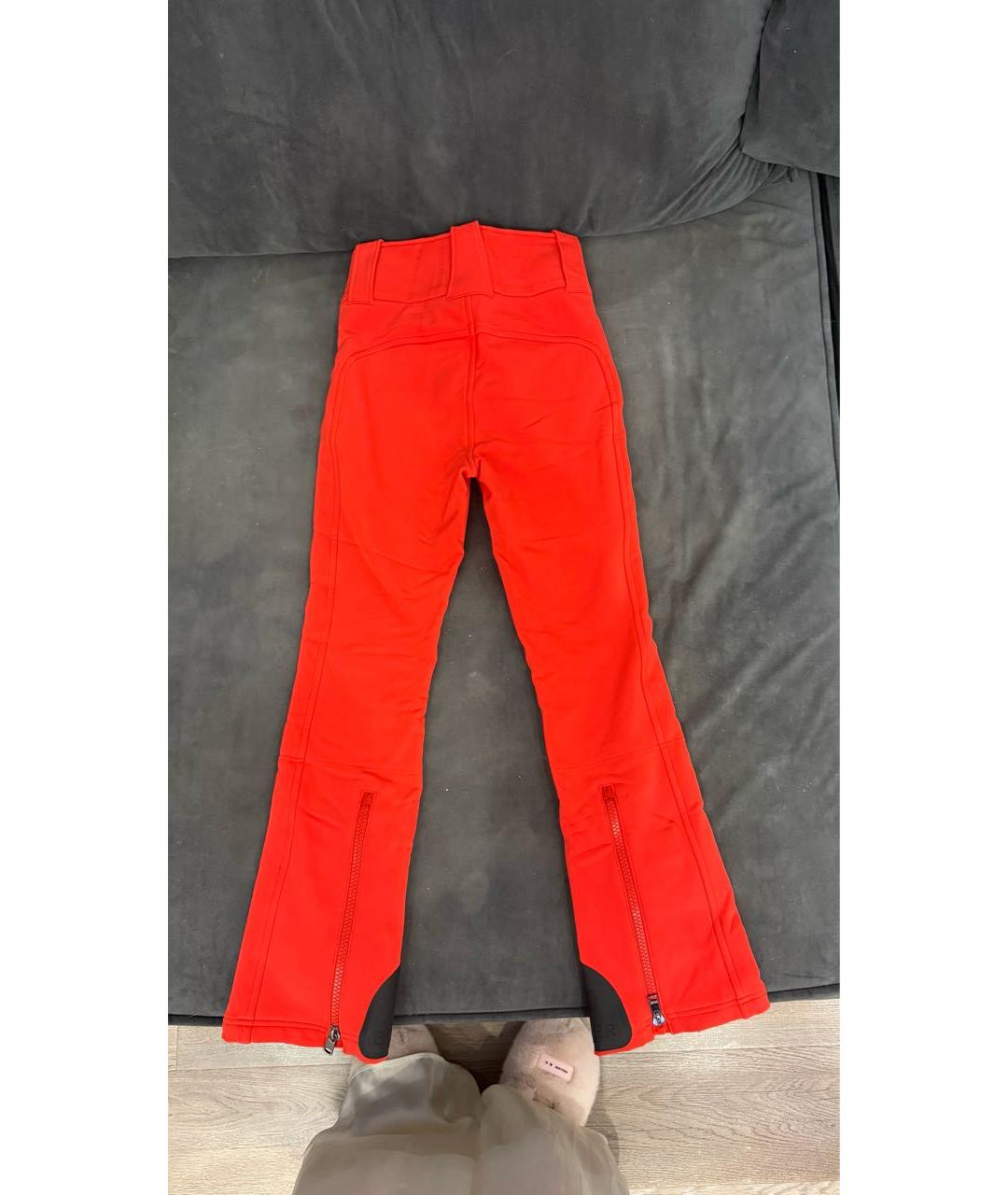 BOGNER Красные прямые брюки, фото 2
