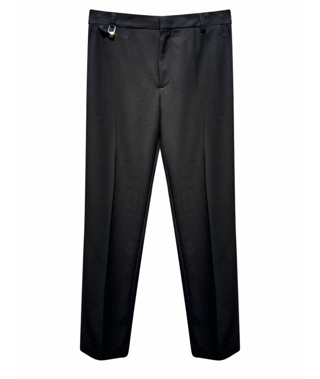 JACQUEMUS Черные шерстяные классические брюки, фото 1