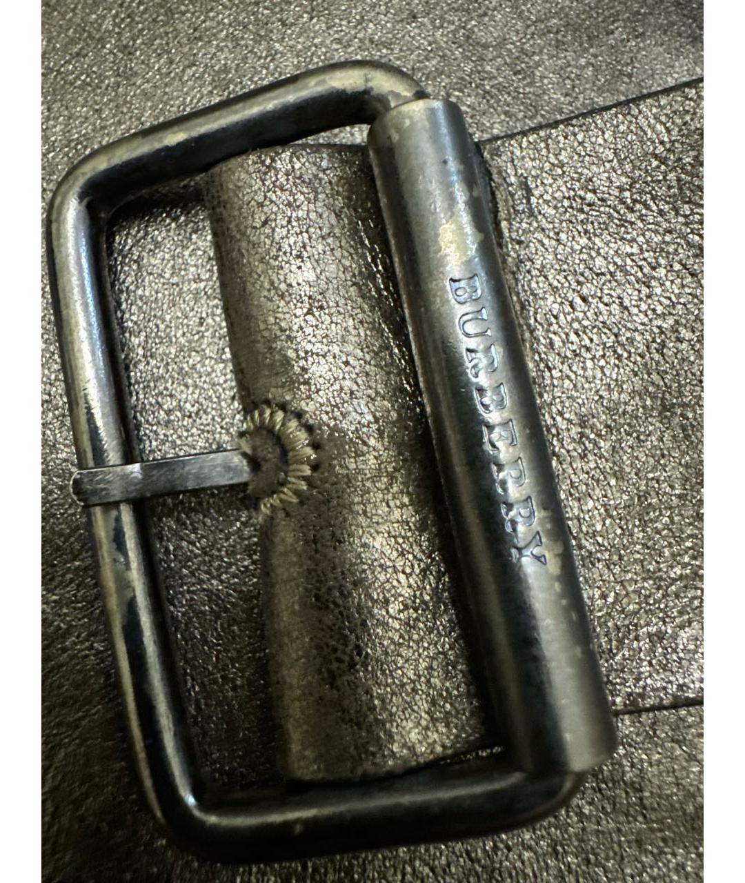 BURBERRY Золотой кожаный тренч/плащ, фото 3