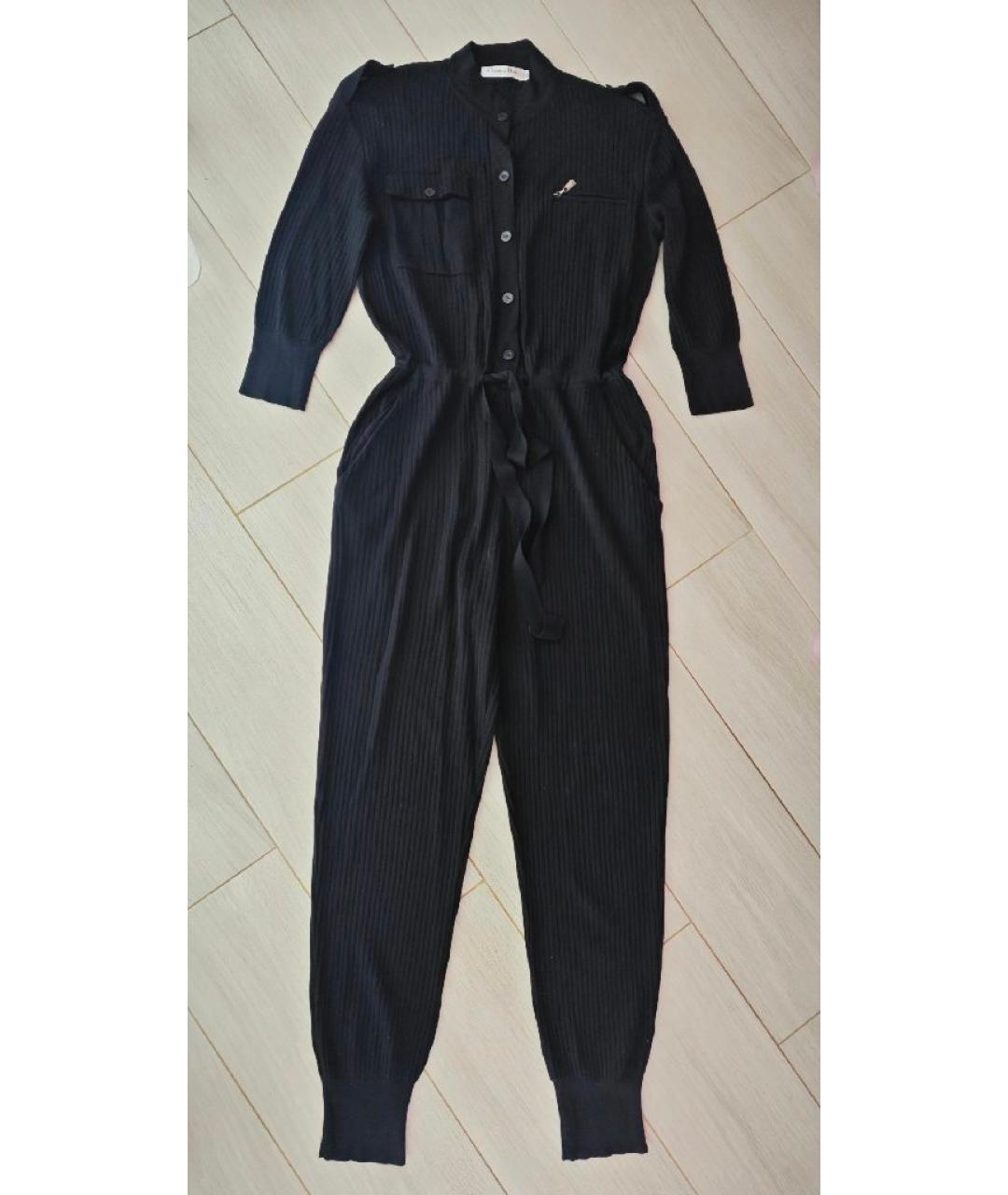 CHRISTIAN DIOR Черный комбинезон, фото 9