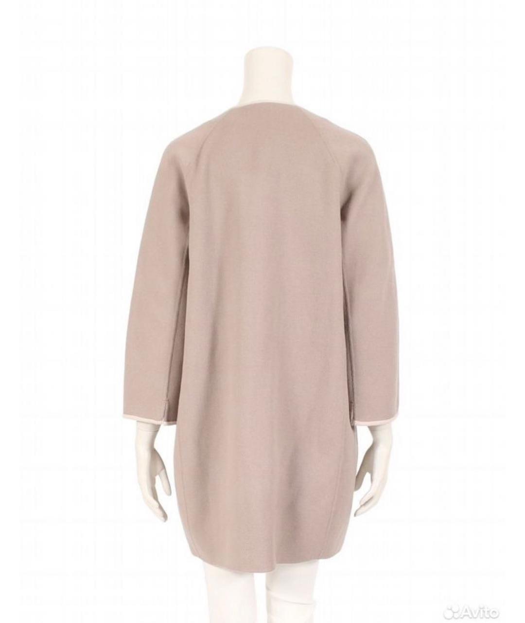 'S MAX MARA Бежевое шерстяное пальто, фото 2