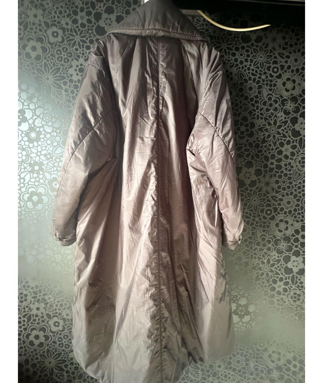 'S MAX MARA Антрацитовое полиэстеровое пальто, фото 2