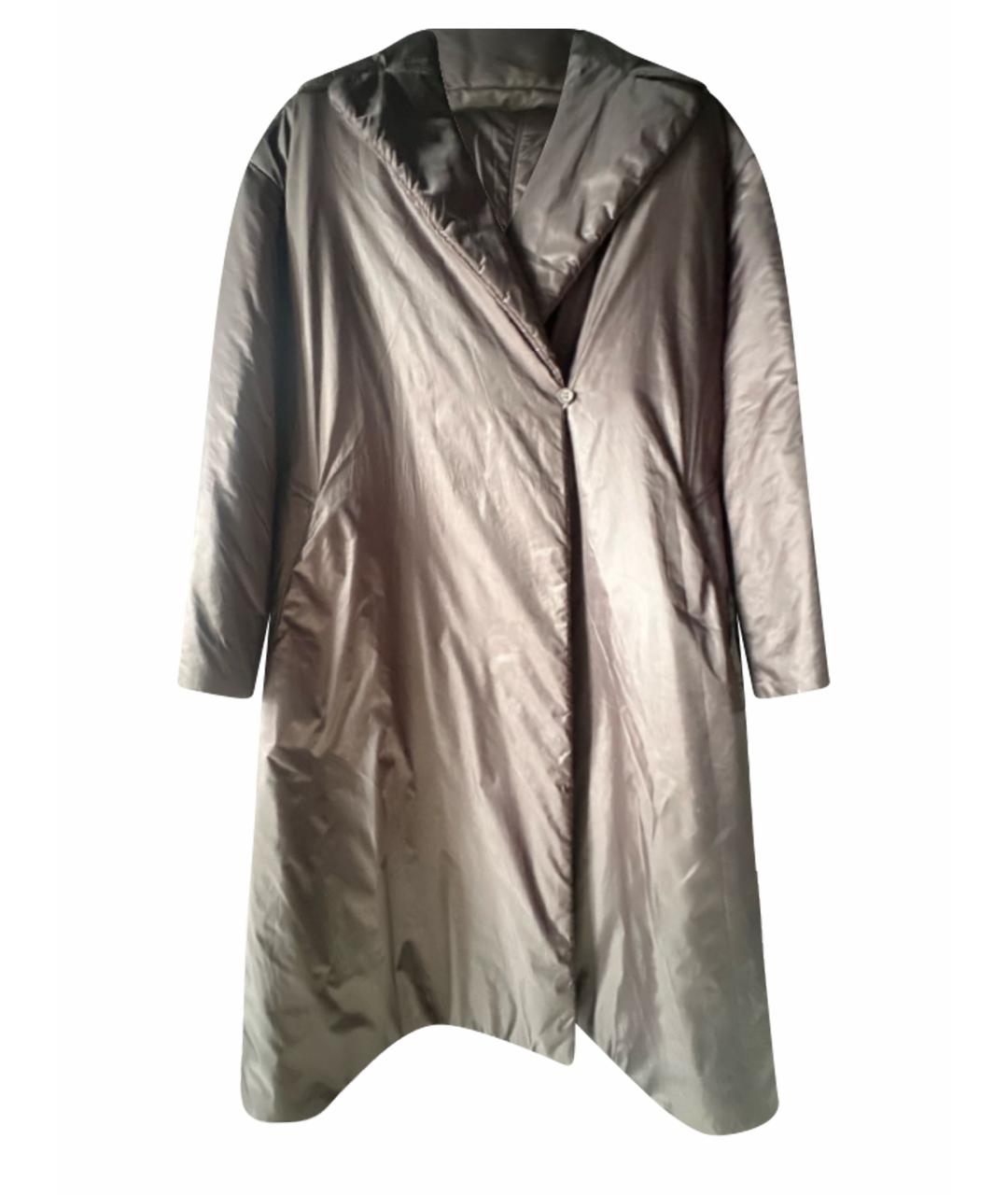 'S MAX MARA Антрацитовое полиэстеровое пальто, фото 1