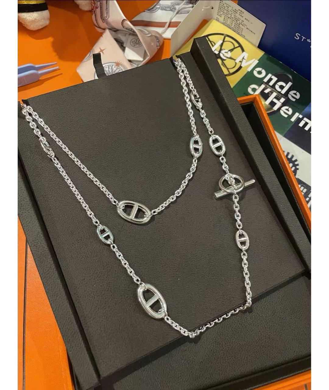 HERMES Серебряная серебряная подвеска, фото 3