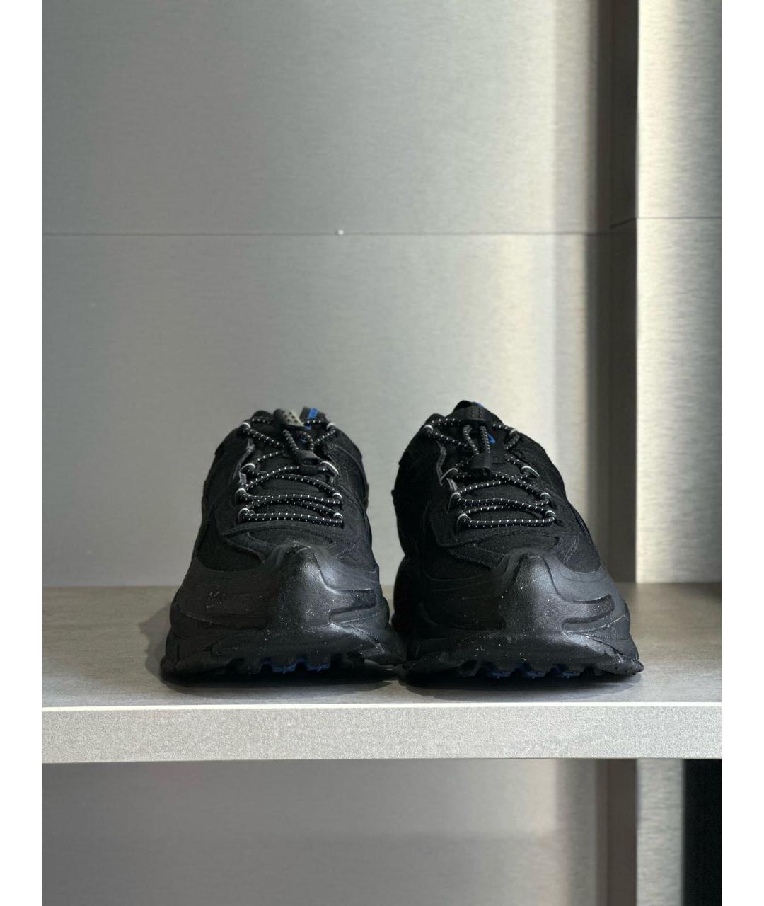 NIKE Черные текстильные низкие кроссовки / кеды, фото 2