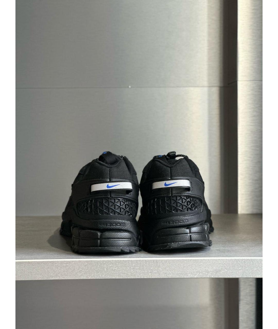 NIKE Черные текстильные низкие кроссовки / кеды, фото 2