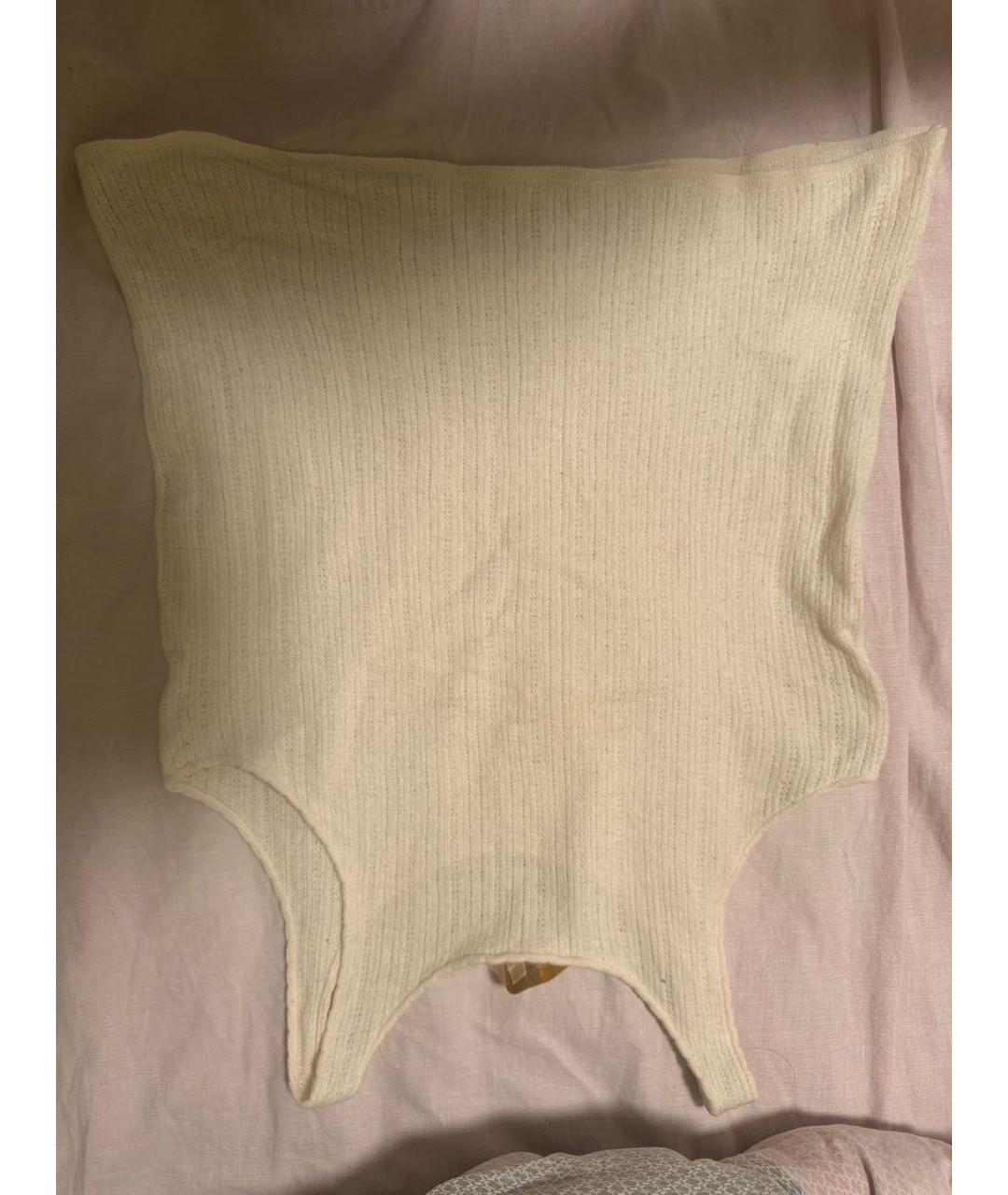 LORO PIANA Бежевая шерстяная майка, фото 2