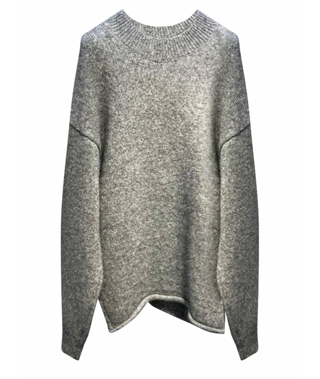 JACQUEMUS Серый шерстяной джемпер / свитер, фото 1