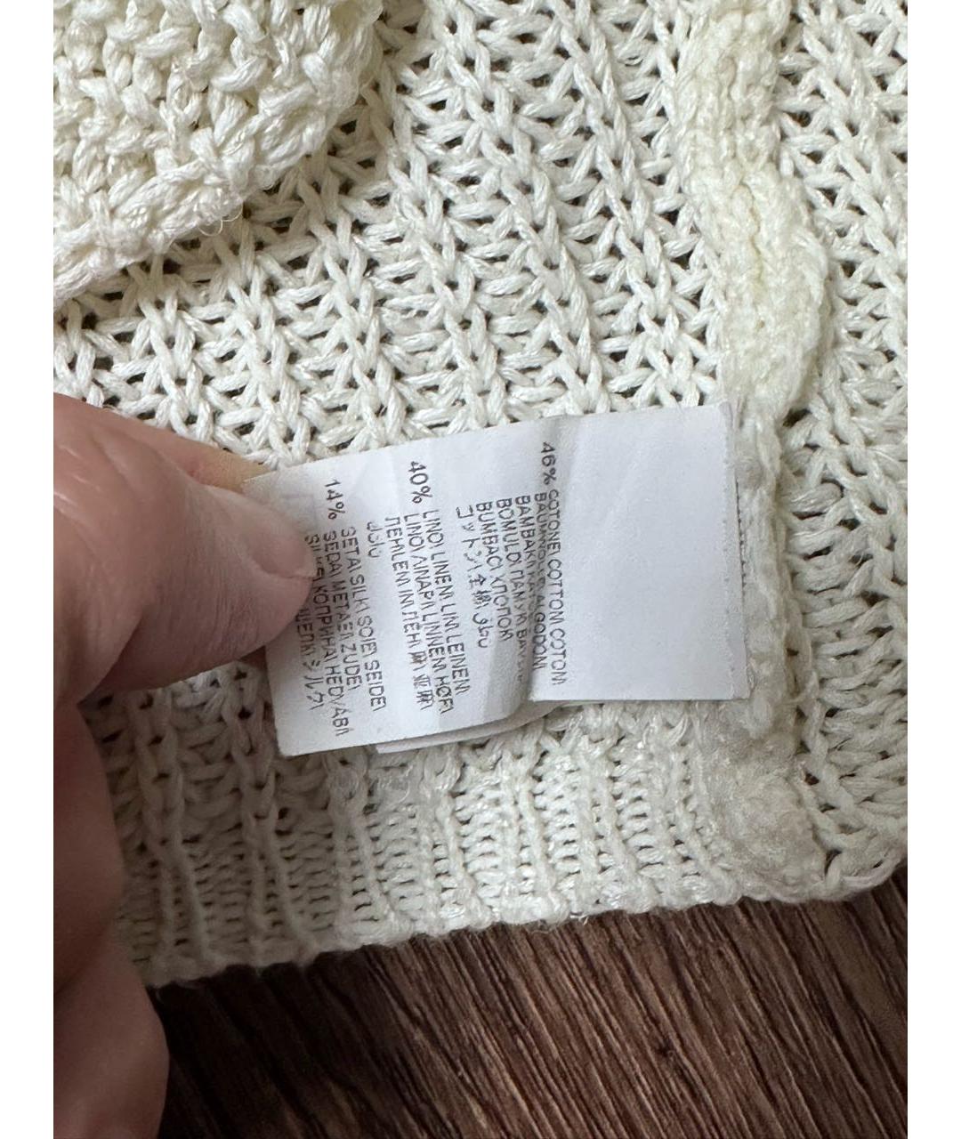 BRUNELLO CUCINELLI Бежевая хлопковая жилетка, фото 3