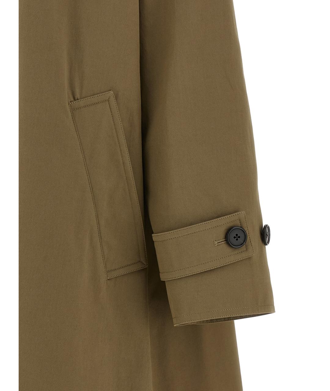 THE ROW Коричневый хлопковый тренч/плащ, фото 4