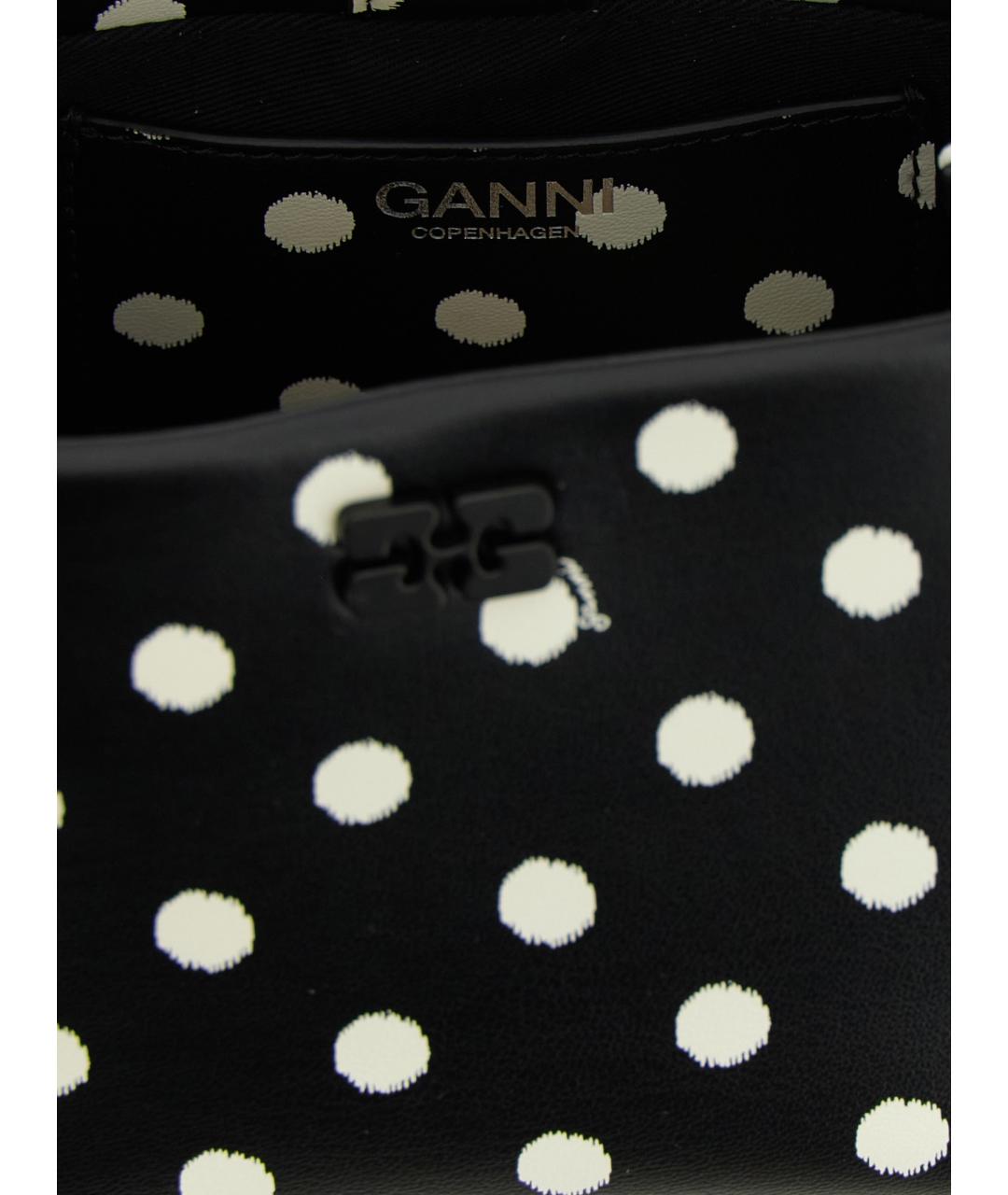 GANNI Мульти кожаная сумка с короткими ручками, фото 4