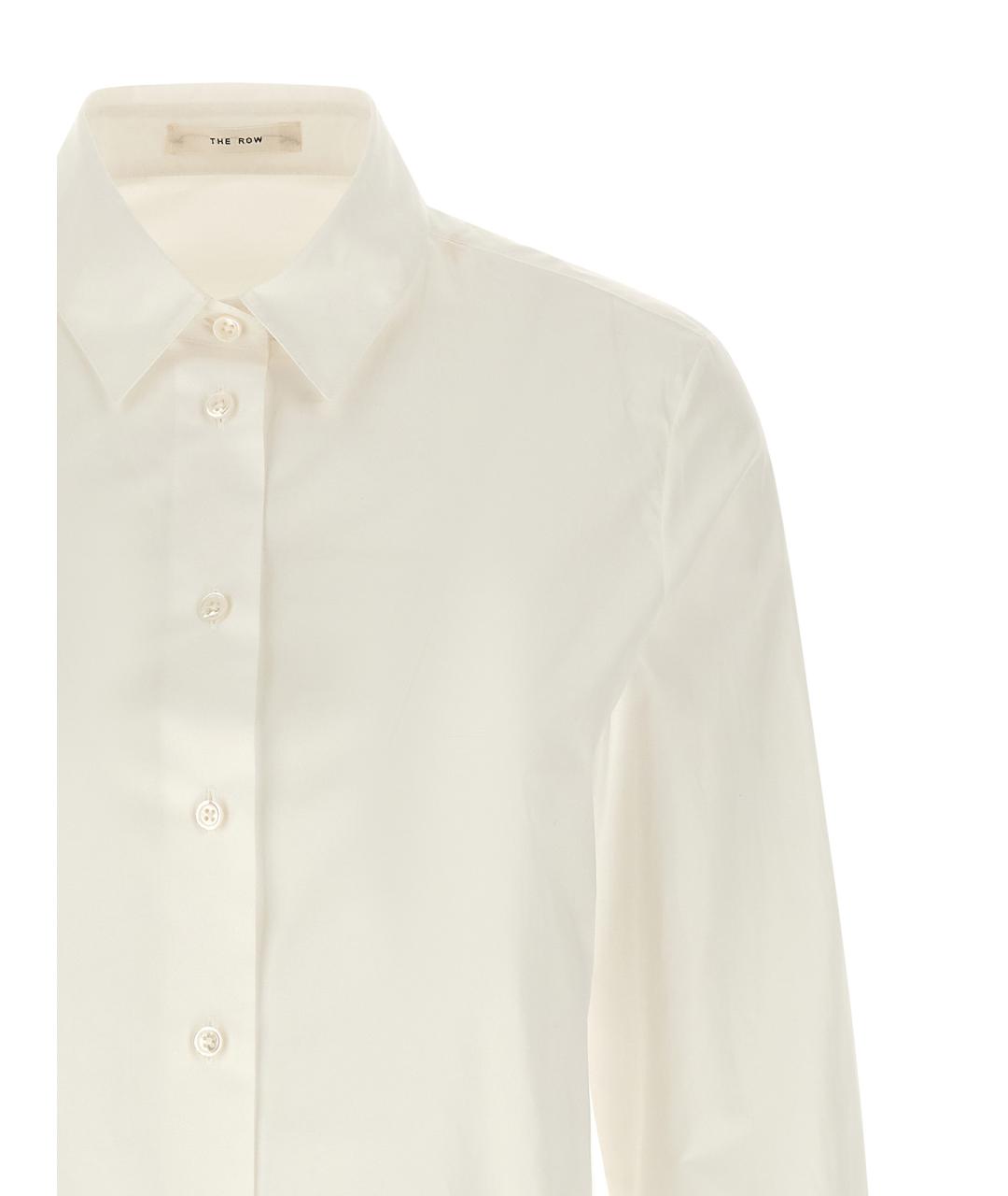 THE ROW Белая хлопковая рубашка, фото 3