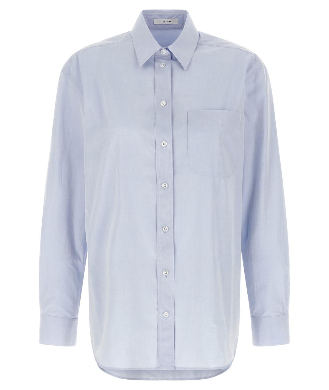 THE ROW Голубая хлопковая рубашка, фото 1