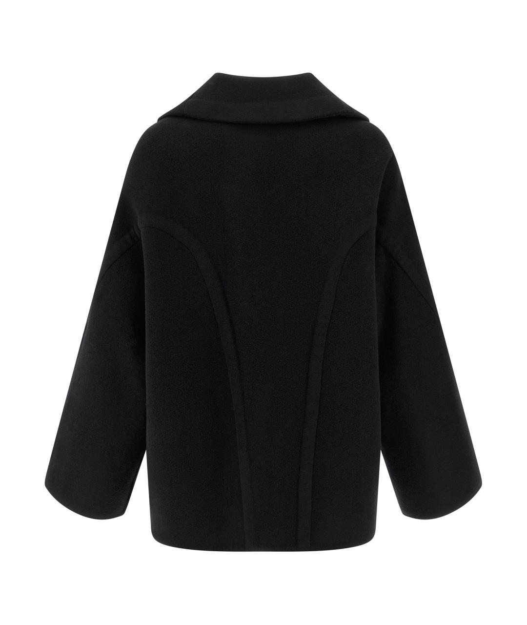 THE ROW Черное шерстяное пальто, фото 2