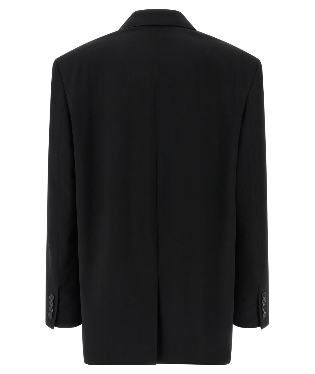THE ROW Черный шерстяной жакет/пиджак, фото 2