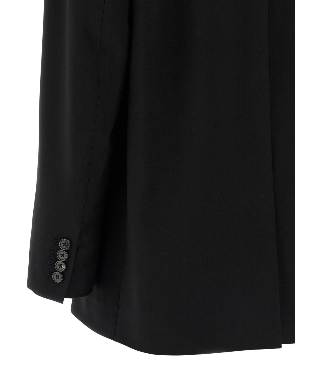 THE ROW Черный шерстяной жакет/пиджак, фото 4