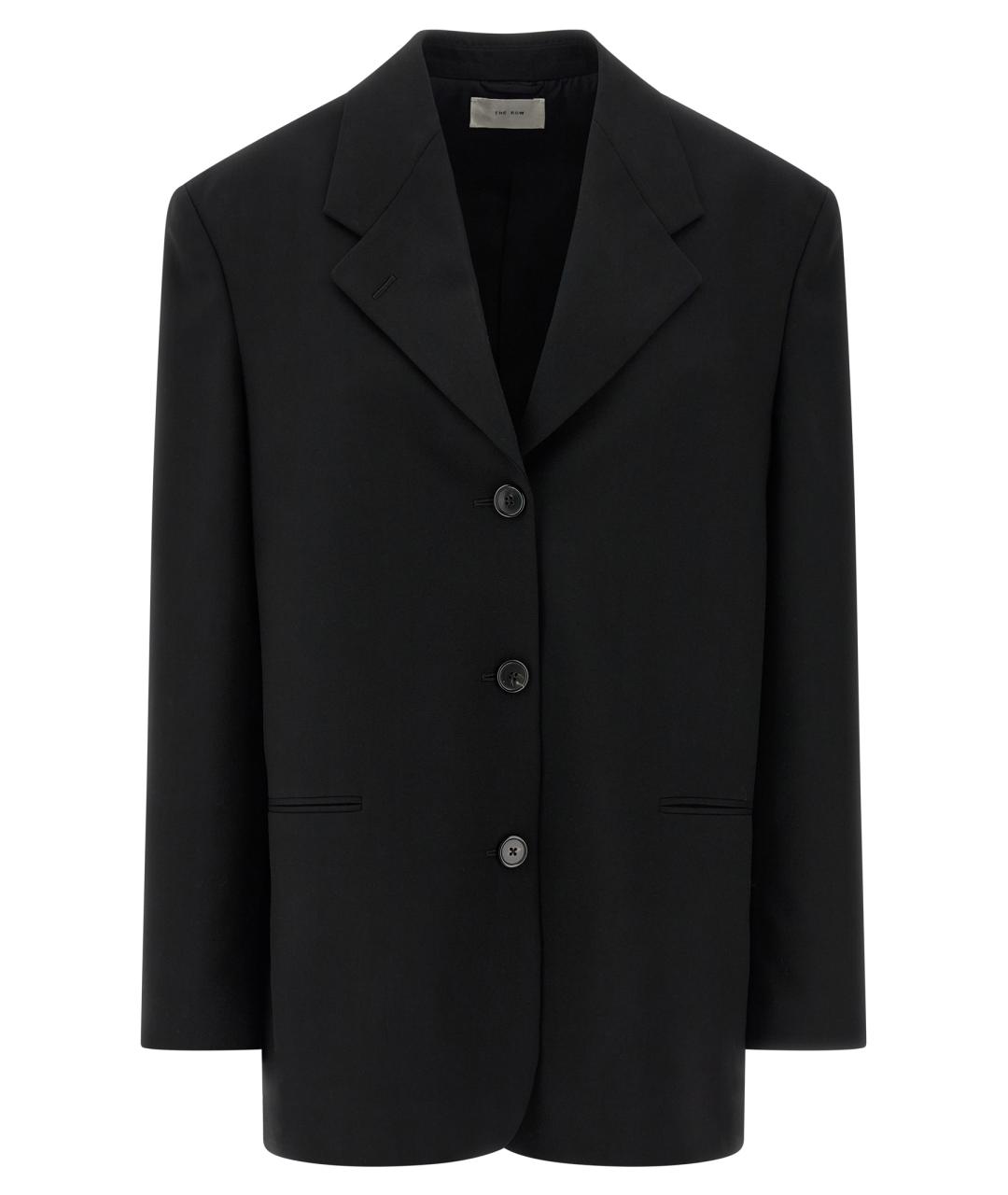 THE ROW Черный шерстяной жакет/пиджак, фото 1
