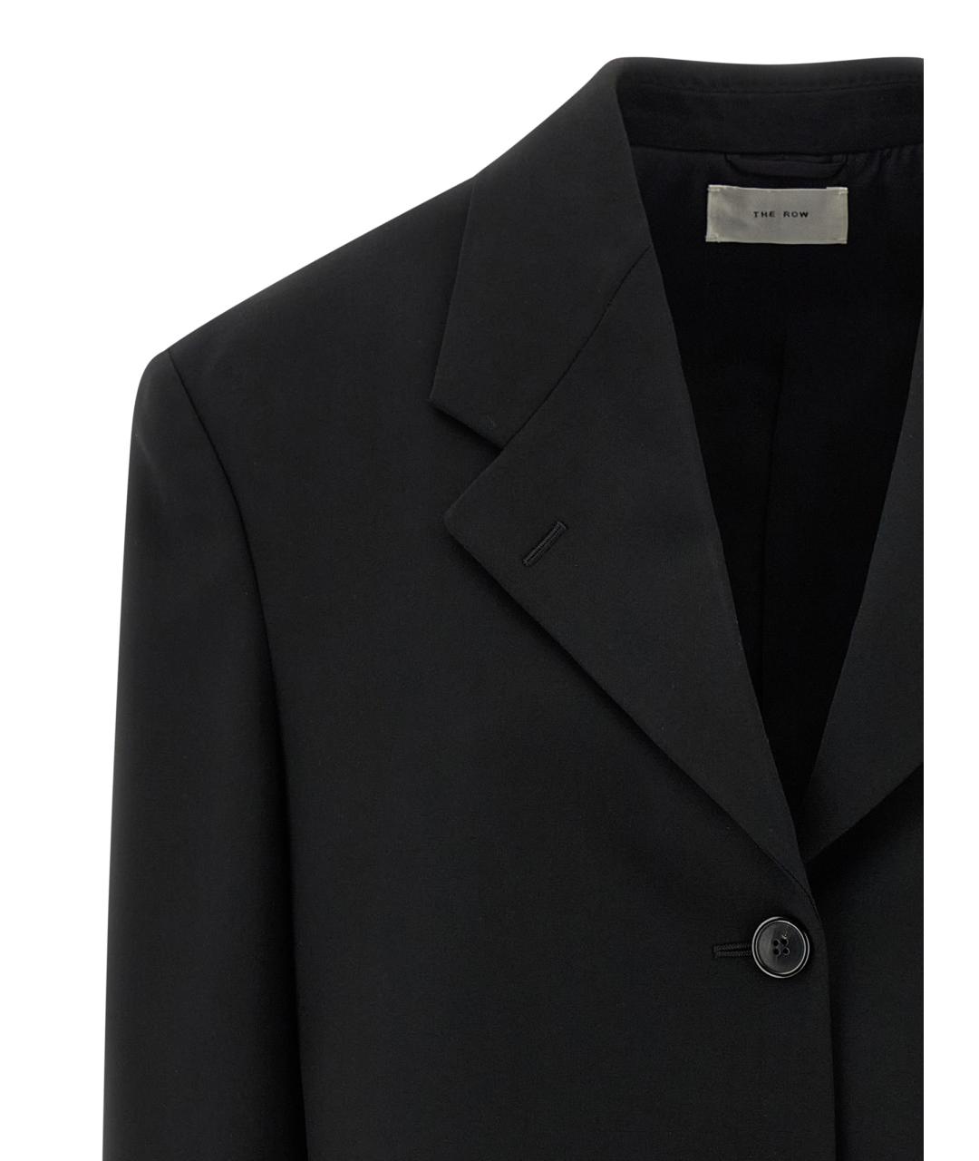 THE ROW Черный шерстяной жакет/пиджак, фото 3