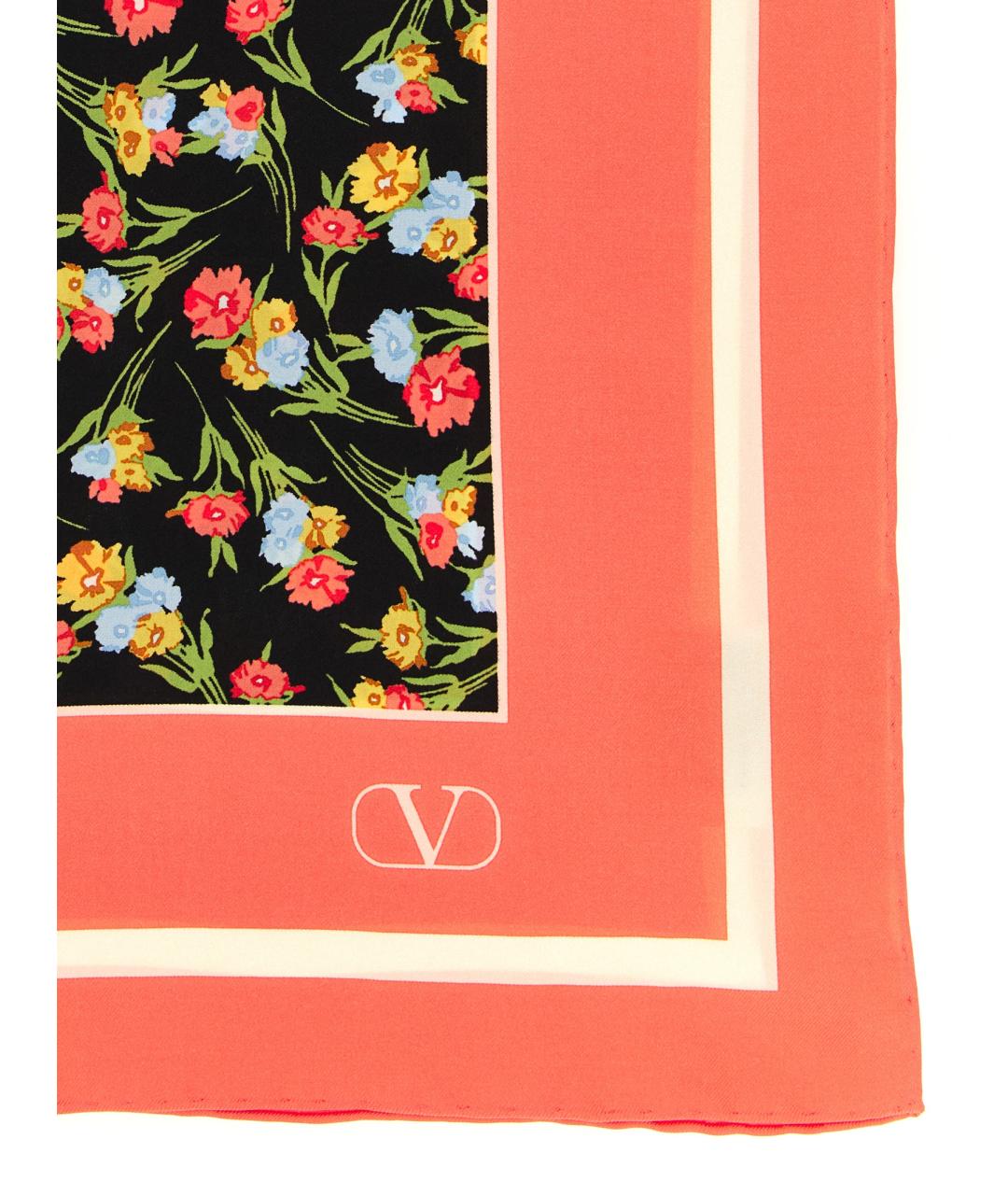 VALENTINO Мульти шелковый шарф, фото 2