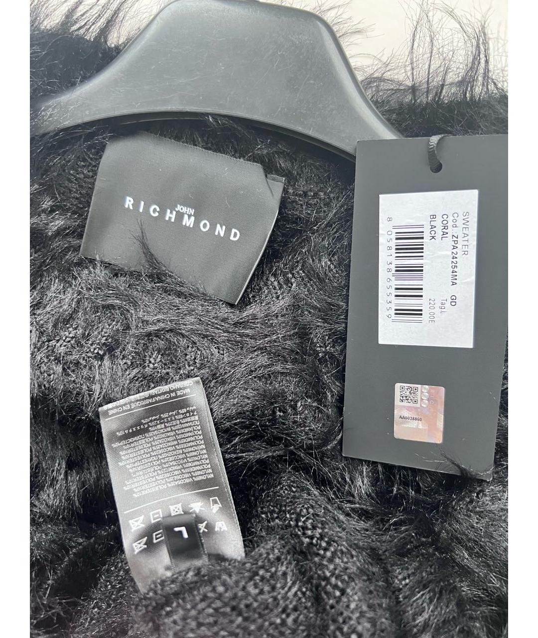 JOHN RICHMOND Черный джемпер / свитер, фото 3