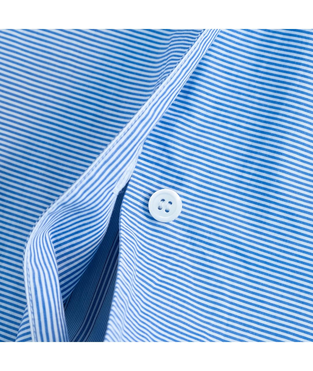 LOEWE Голубая хлопковая рубашка, фото 4