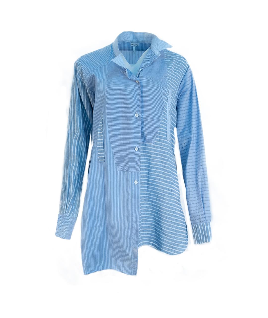 LOEWE Голубая хлопковая рубашка, фото 1