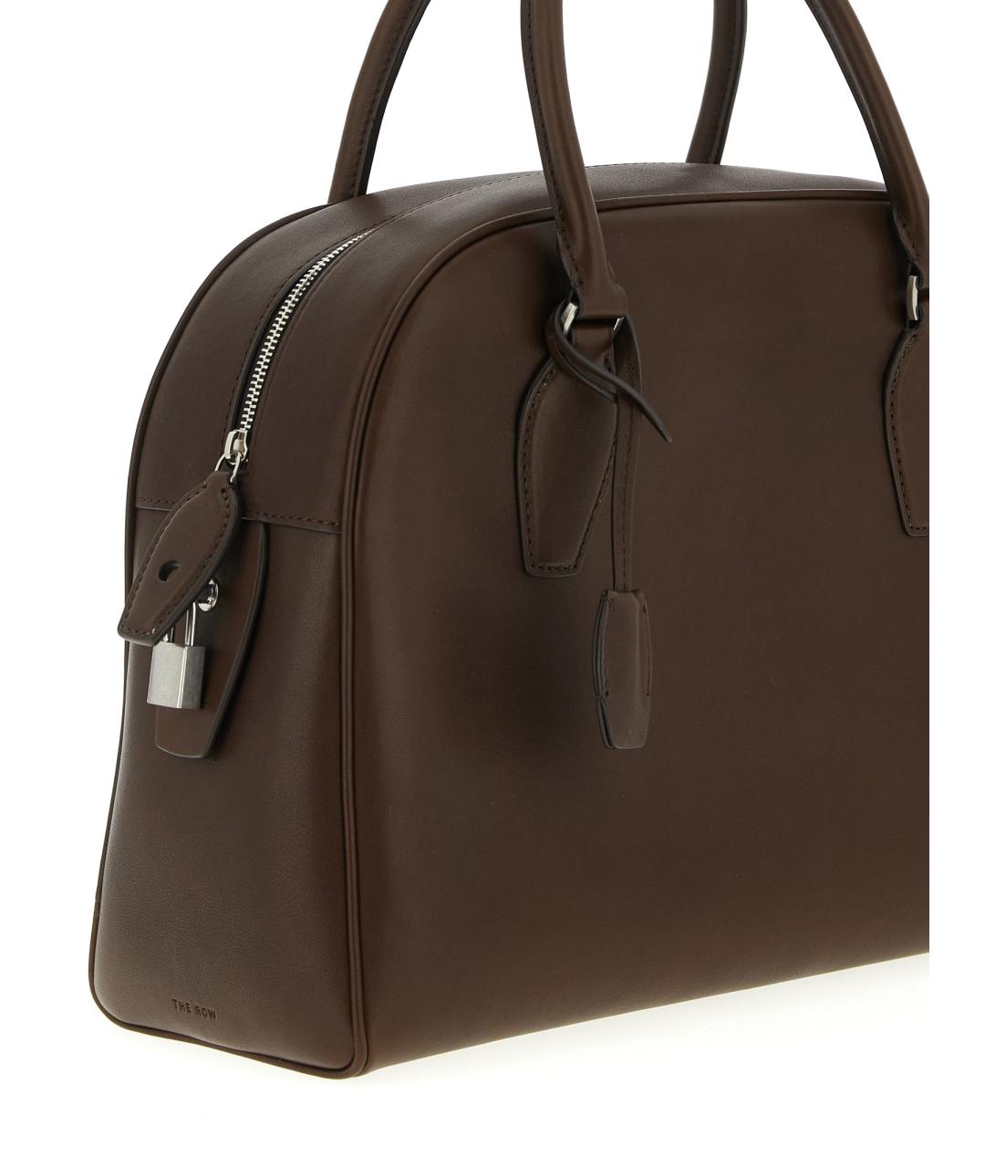 THE ROW Коричневая кожаная сумка тоут, фото 3