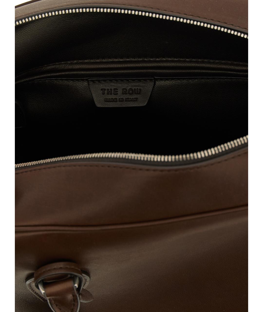 THE ROW Коричневая кожаная сумка тоут, фото 4