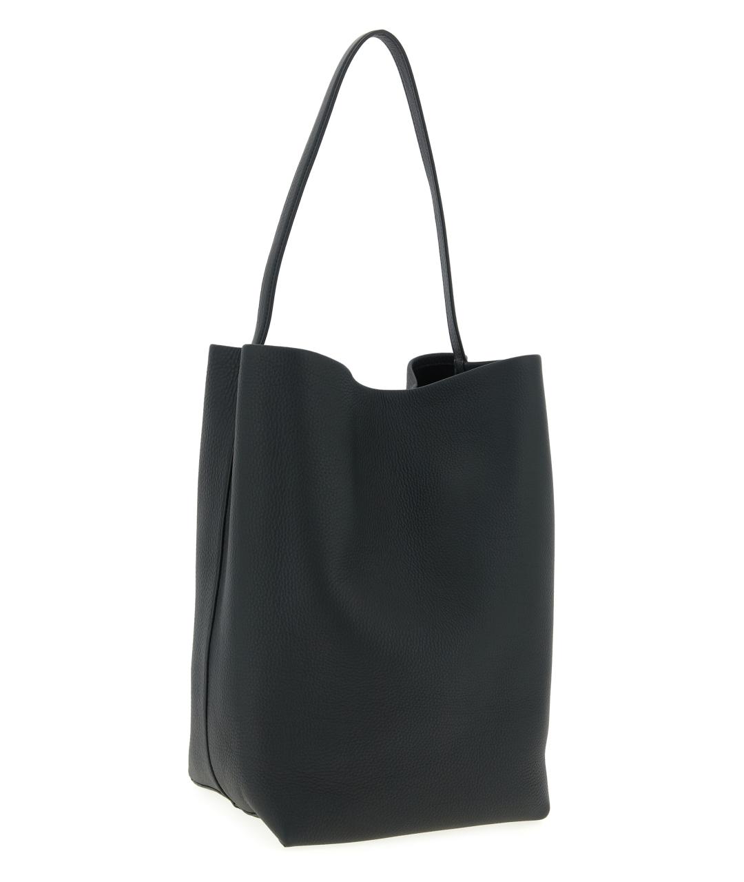 THE ROW Черная кожаная сумка через плечо, фото 2