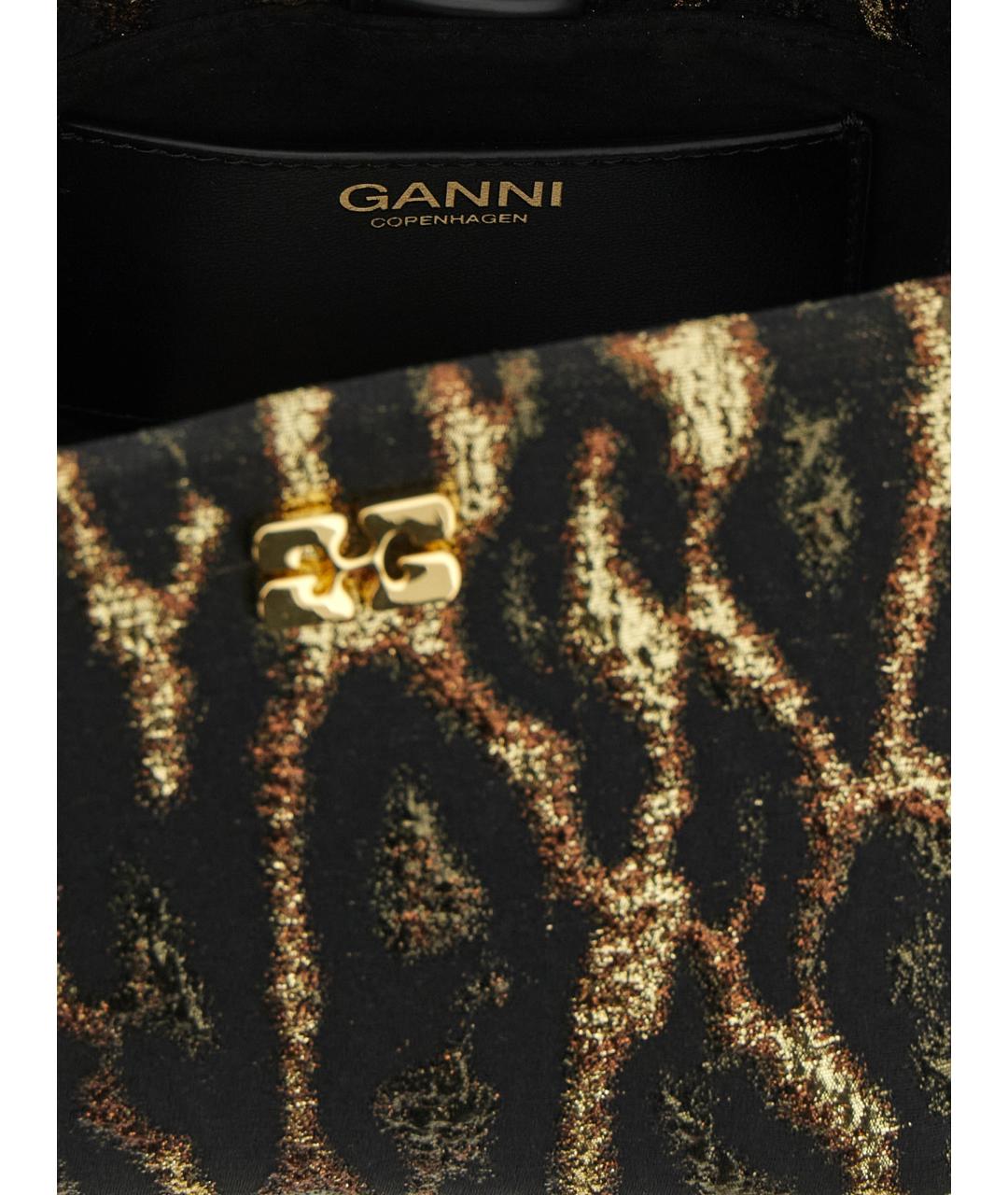 GANNI Мульти синтетическая сумка с короткими ручками, фото 4