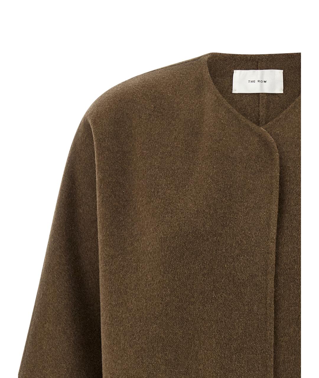 THE ROW Коричневое кашемировое пальто, фото 3
