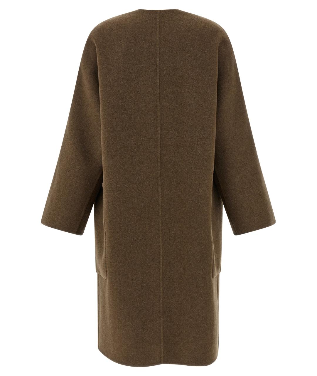 THE ROW Коричневое кашемировое пальто, фото 2