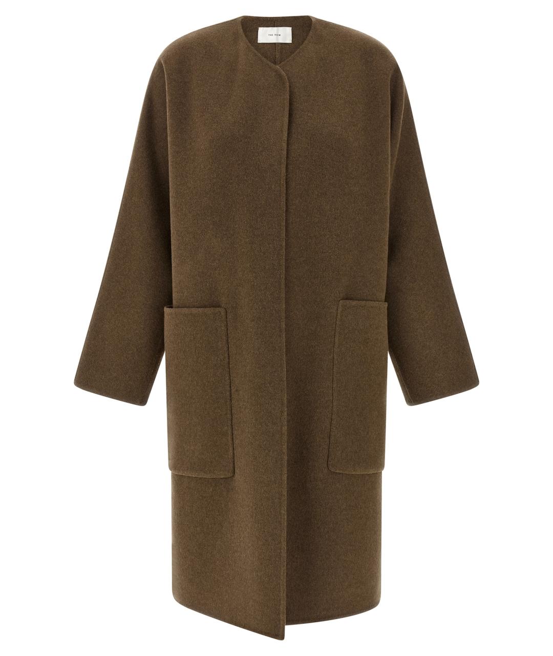 THE ROW Коричневое кашемировое пальто, фото 1
