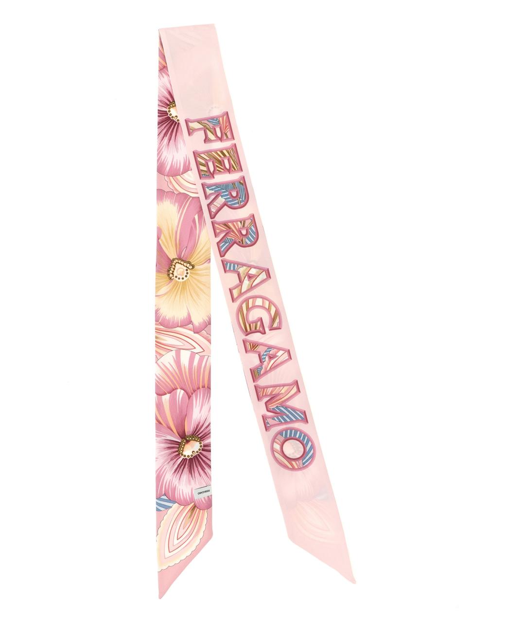 FERRAGAMO Мульти шелковый шарф, фото 1