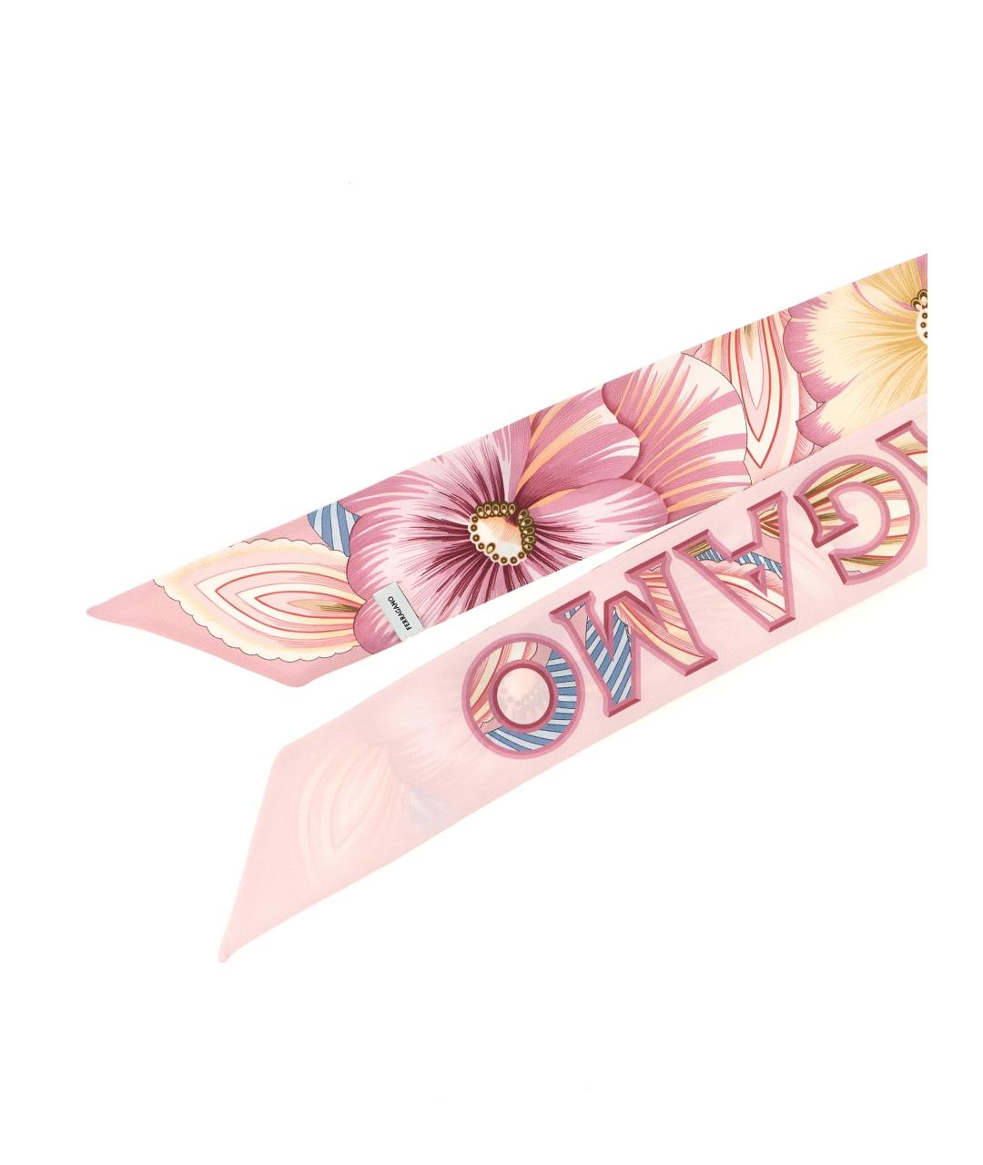 FERRAGAMO Мульти шелковый шарф, фото 3