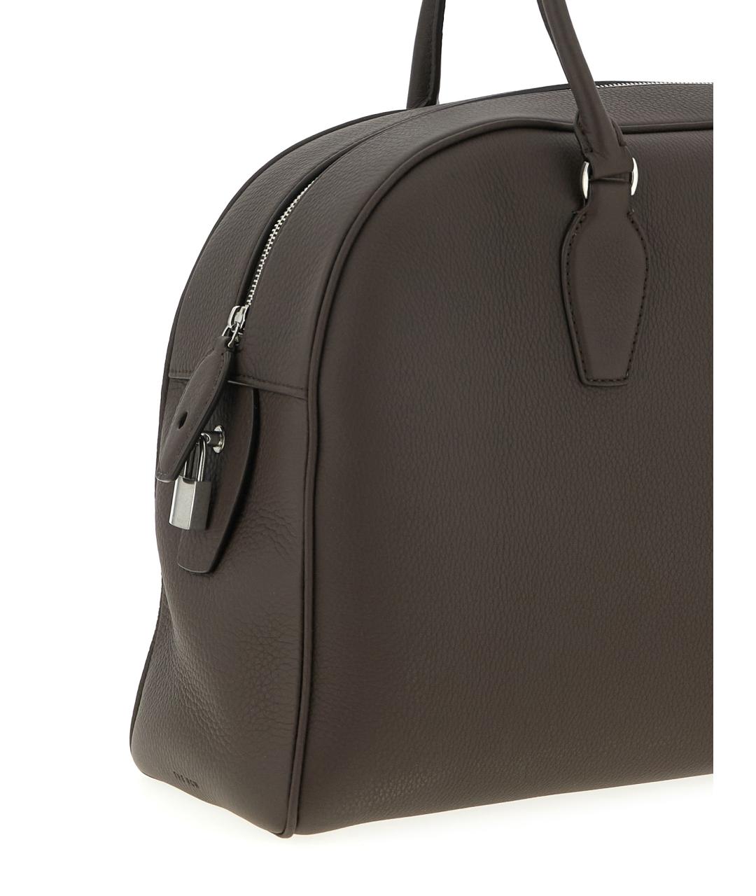 THE ROW Коричневая кожаная сумка тоут, фото 3