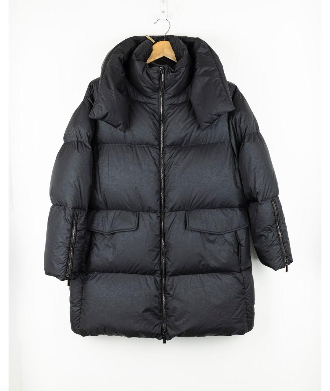 MOORER Черный пуховик, фото 5