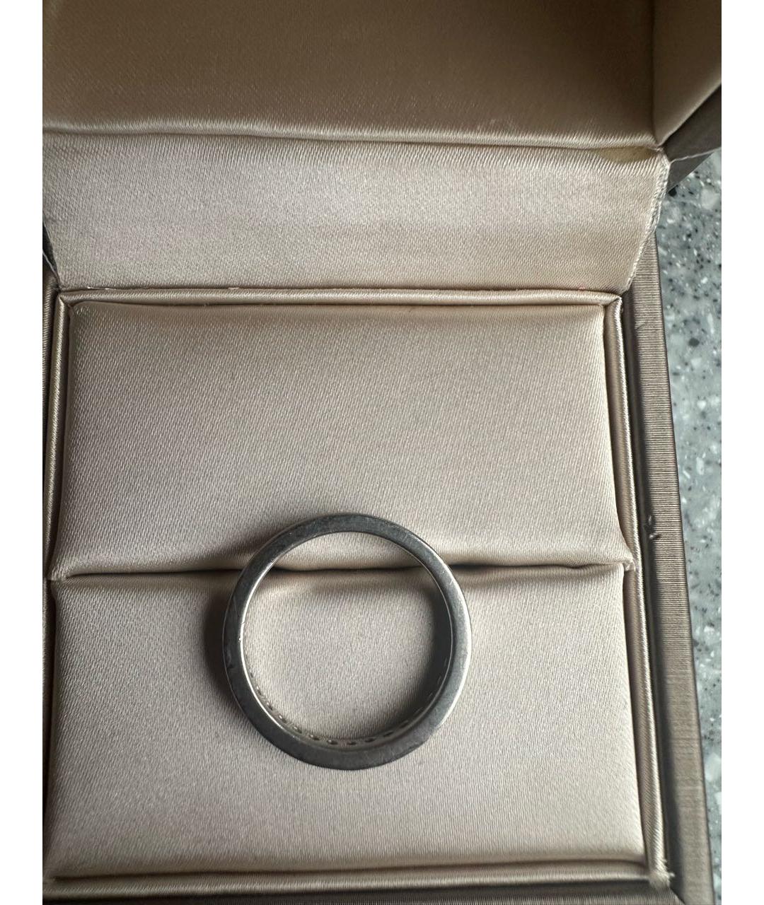BVLGARI Серебряное платиновое кольцо, фото 3