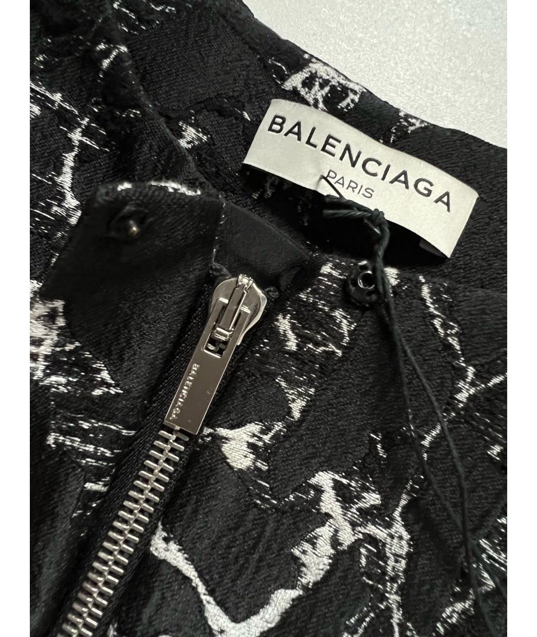 BALENCIAGA Мульти хлопко-эластановое коктейльное платье, фото 7