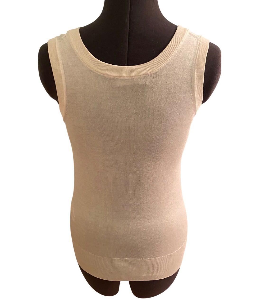 DOLCE&GABBANA Бежевый шелковый кардиган, фото 5