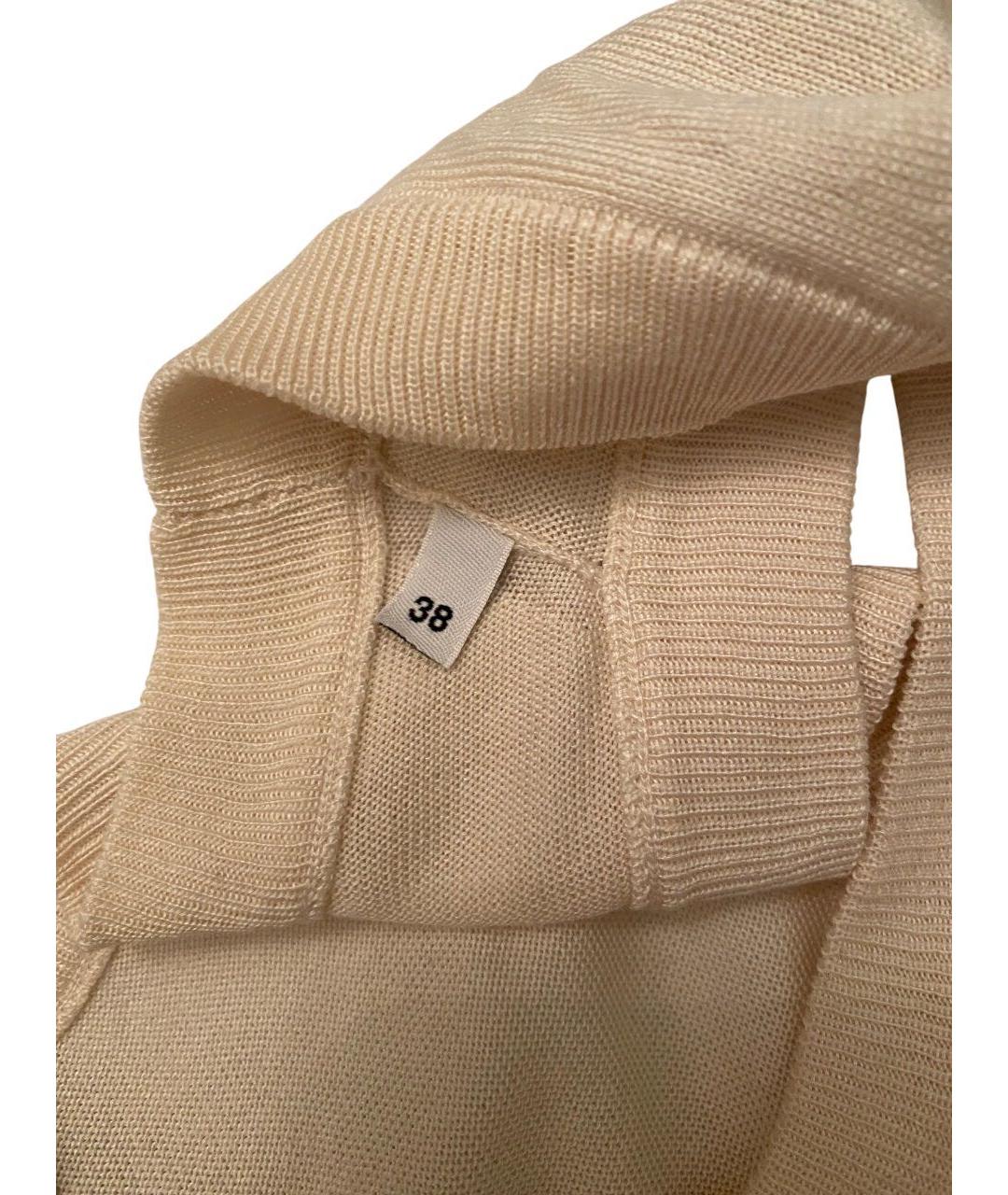 DOLCE&GABBANA Бежевый шелковый кардиган, фото 6