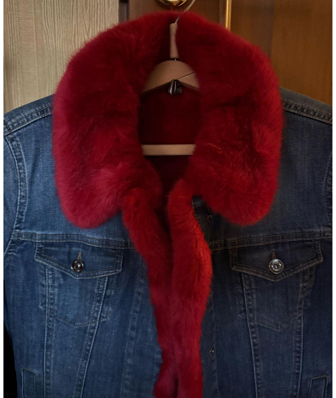 LIU JO Синяя хлопковая куртка, фото 3