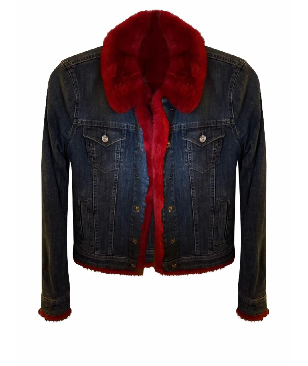 LIU JO Синяя хлопковая куртка, фото 1