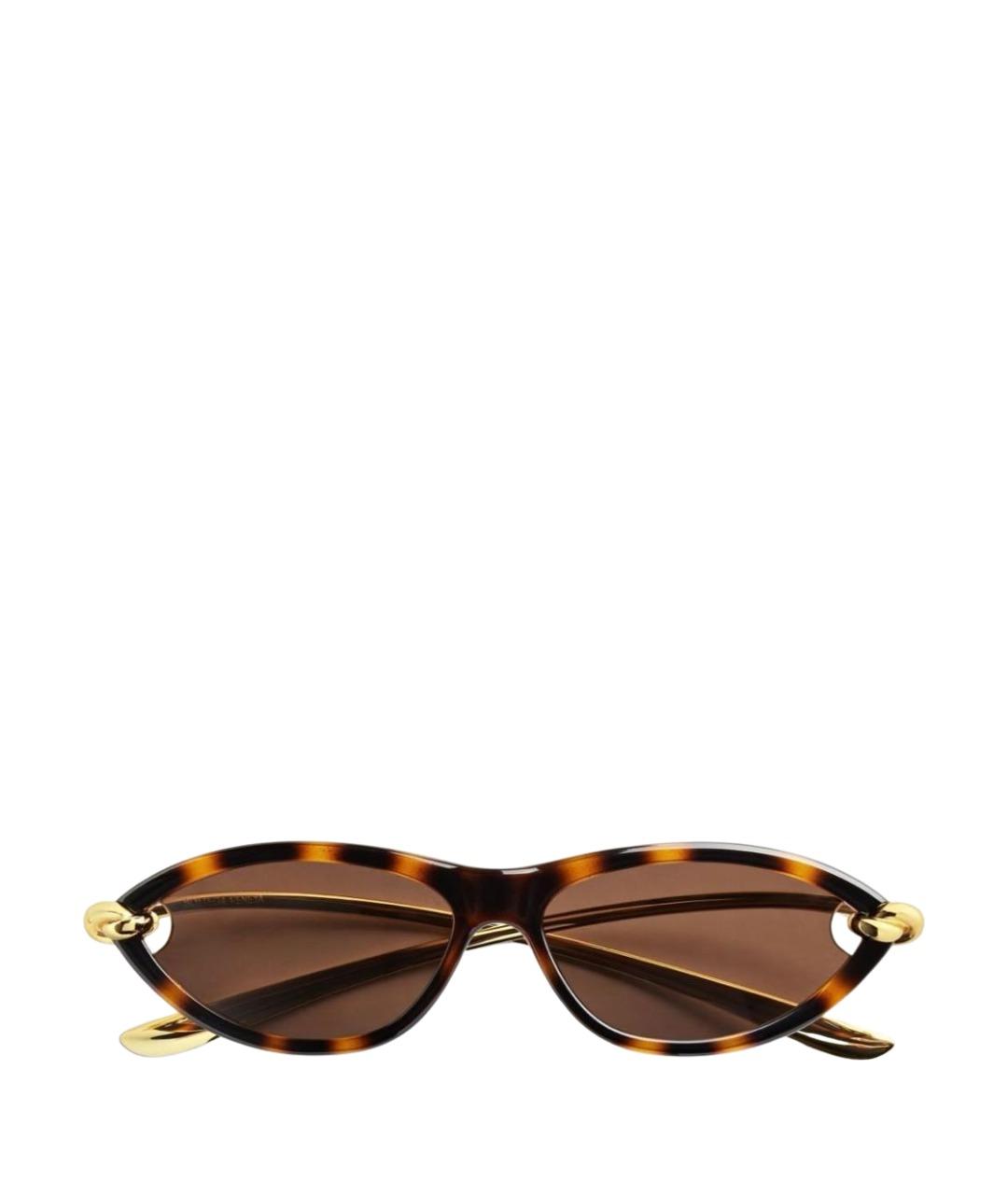 BOTTEGA VENETA Мульти металлические солнцезащитные очки, фото 1
